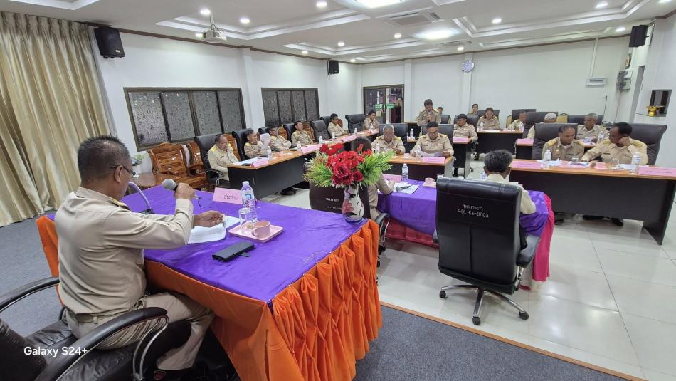  งานกิจการสภาประชุมสภาเทศบาลตำบลตาเกาสมัยสามัญ สมัยที่ 2 ครั้งที่ 2 ประจำปี พ.ศ.2568  ณ ห้องประชุมเทศบาลตำบลตาเกา อ.น้ำขุ่น จ.อุบลราชธานี